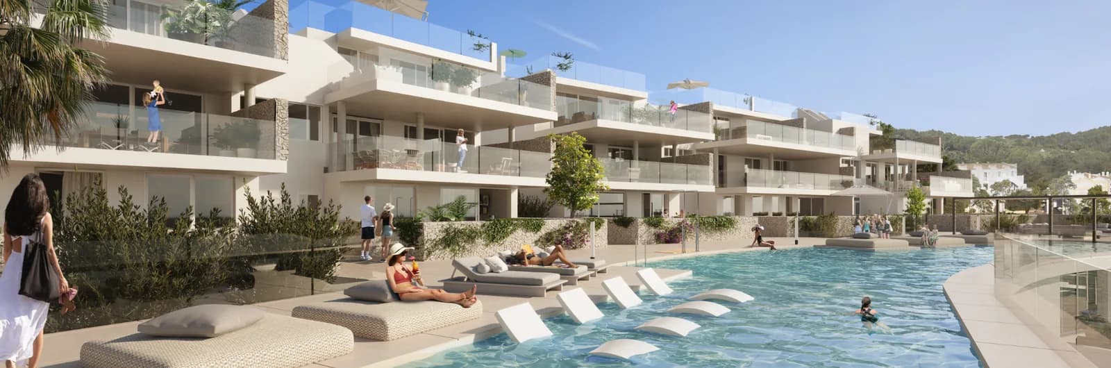 Kompleks apartamentowy z basenem na Cyprze Północnym