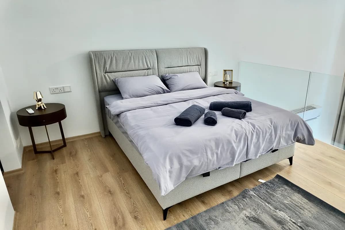 Sypialnia w apartamencie La Joya